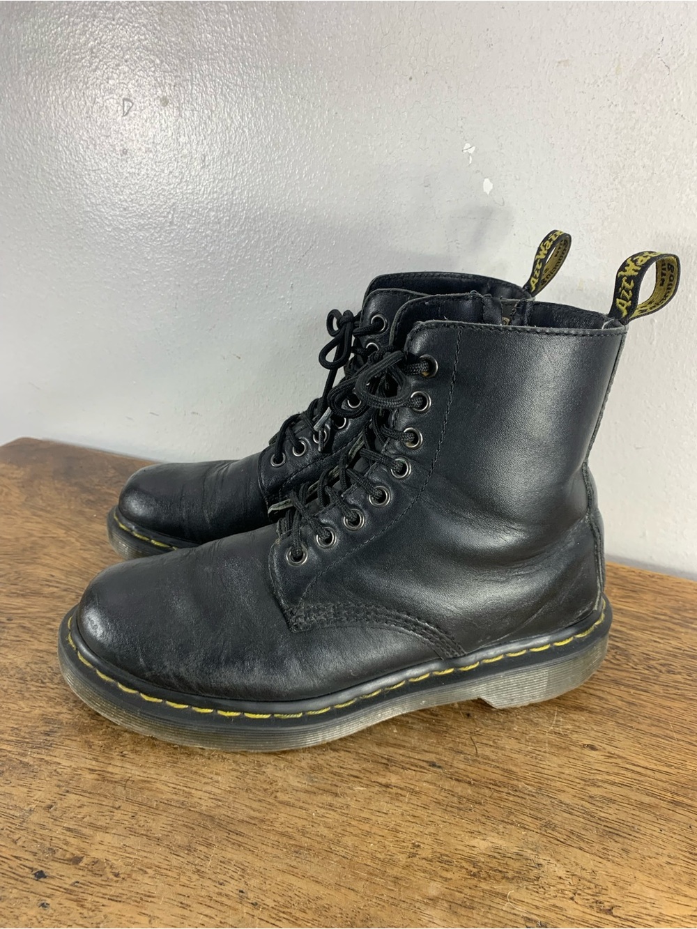 Dr Martens  lace up leather boots